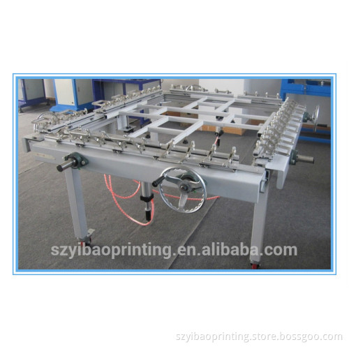 silk mesh screen printing stretching machine prices for screen fram